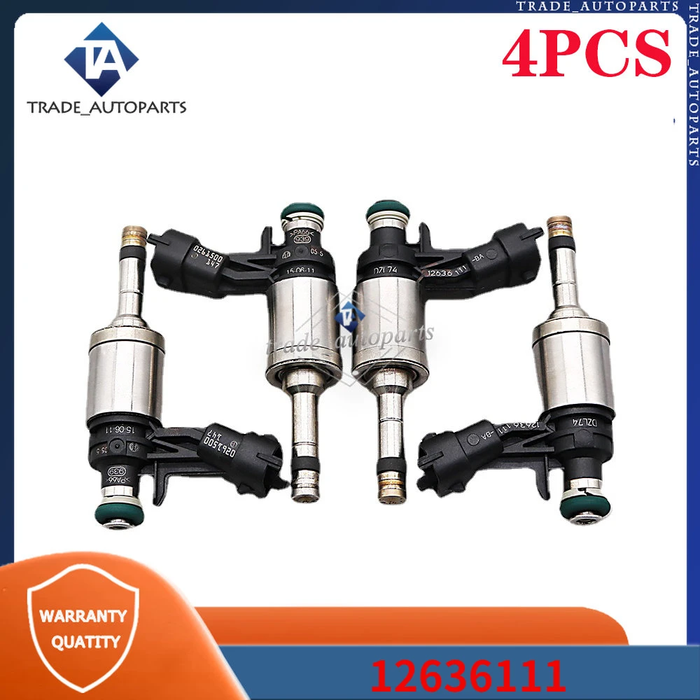 

12636111 For Buick Regal Verano 2010 Chevrolet HHR Saturn Sky 2.0L L4 Fuel Injector 4Pcs 0261500182 0261500147