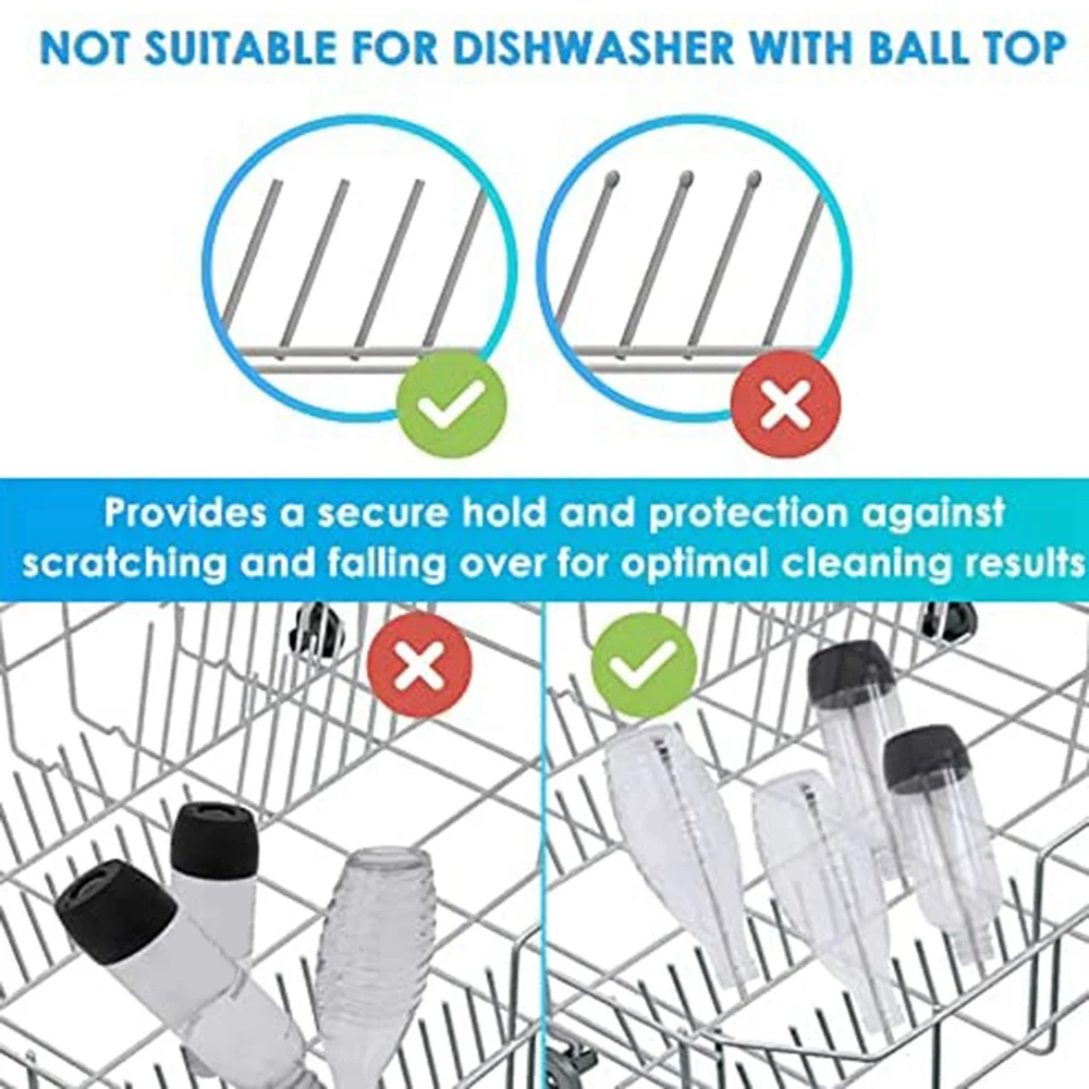 Inserto Per Lavastoviglie Per Sodastream Crystal Duo Bottles Portabottiglie Per Portabottiglie Per Lavastoviglie 5 Pezzi