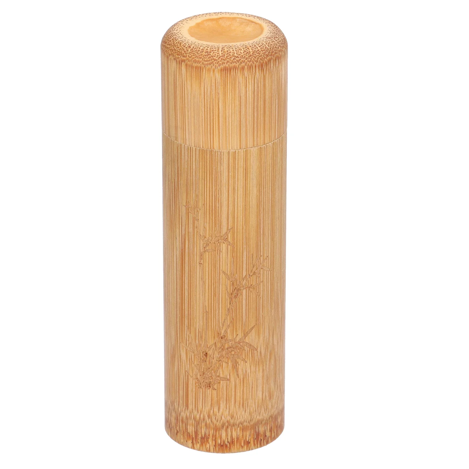 Tea Box Bamboo Canister for Coffee Beans Nuts Home Office