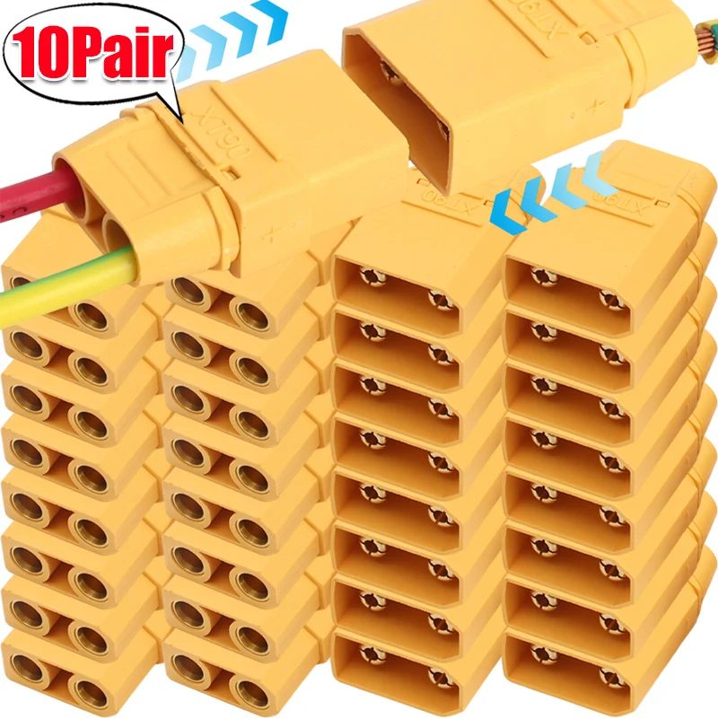 Lot Connecteurs XT90 Mâle Femelle 5 Paires - Batterie RC