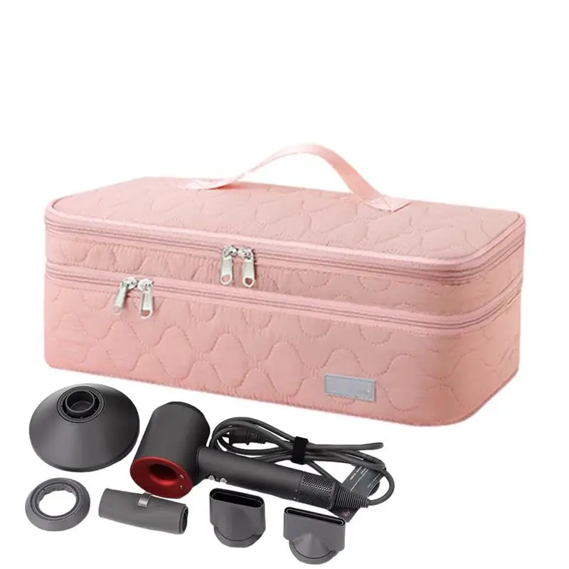 Campervan Hair Tools Travel Bag Double Layer Hair Dryer Storage Case Hair Styling Tools Bag Curling Irons Bag For RV Home 3