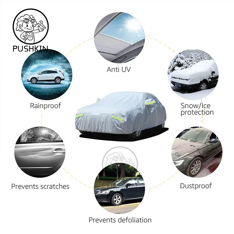 Car Cover Compatible with MG ZS/ZS EV/4/Marvel R/EHS Outdoor Car Covers All  Weather Waterproof Breathable Large Car Cover with Zipper,Custom Full Car