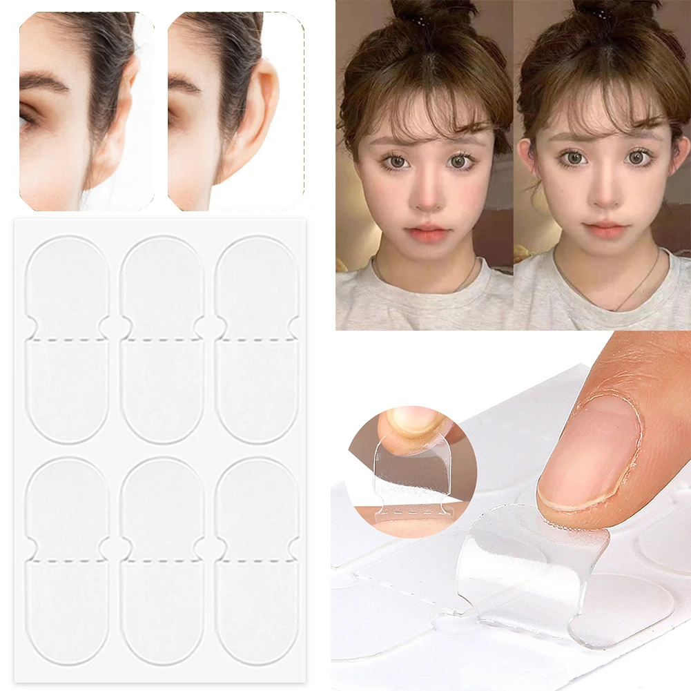 60 Pcs Elf Ear Stickers Protruding Ear Solution Aesthetic Correctors Self Adhesive Floppy Ear Corrector Ear Tape for Women Girls 2