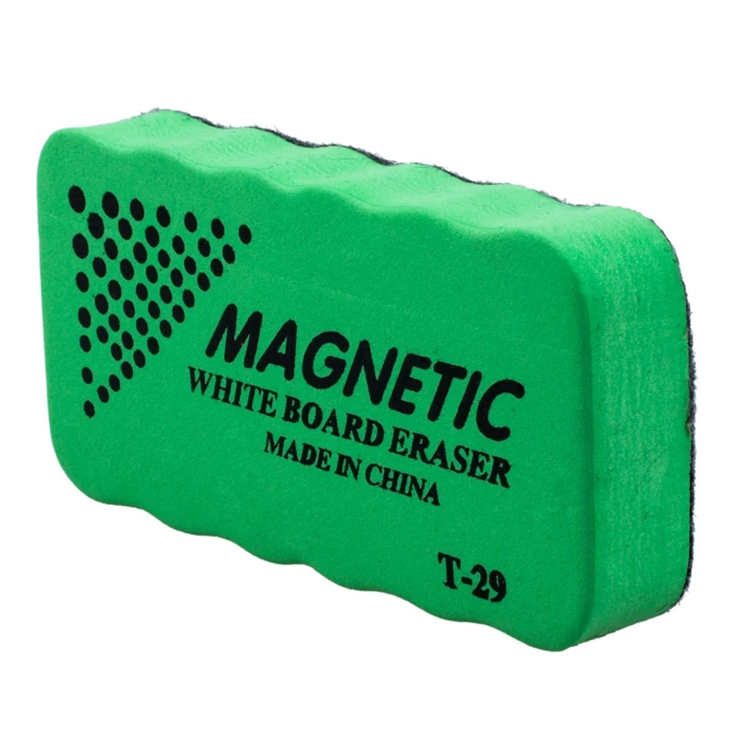 

NEW-2X New Magnetic Board Eraser Drywipe Marker Cleaner Office Whiteboard