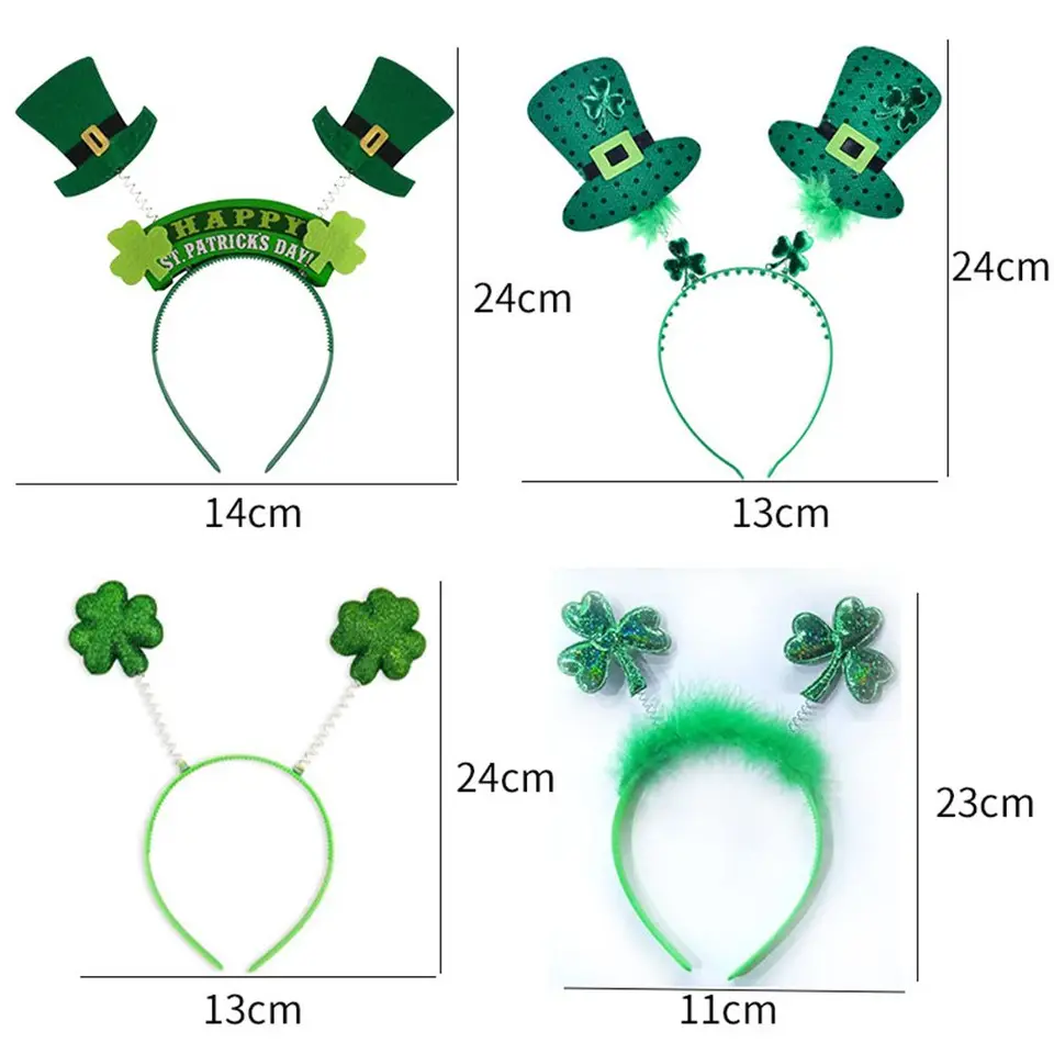 1 Juego De Diademas Y Anteojos Para El Día De San Patricio, | Meses Sin
