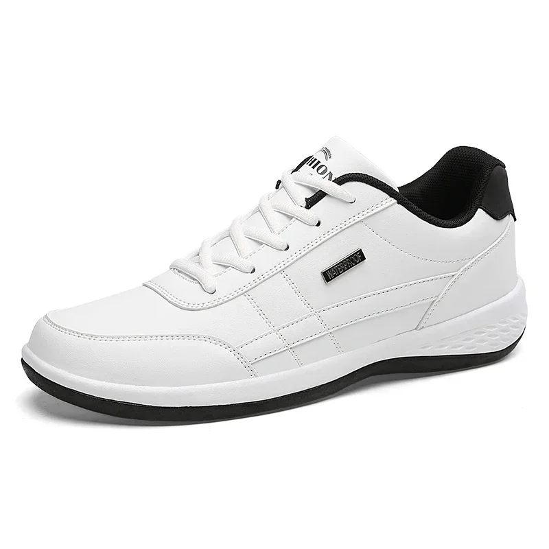 Schoenen voor veterschoenen Gevulkaniseerde heren lederen sneaker Waterdicht Casual comfortabele herensneaker Herenschoen Masculino