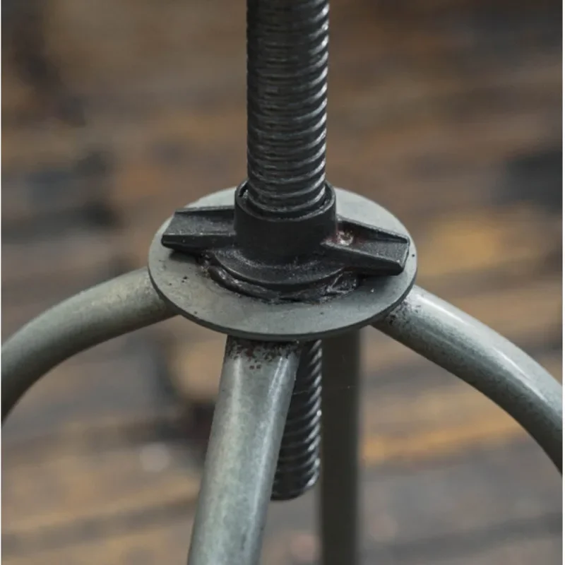 American Retro Bar Stool, Iron Do Old Counter Seats, Lift Adjustment High Chair, Stable Load-Bearing, Industrial Style Furniture