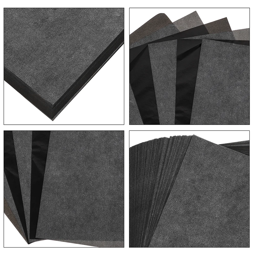Graphite Carbon Paper Transfer for Tracing Fabric Artist Trace Drawing Copier 50 Pcs