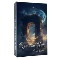 Tarot Deck Spiritual Gifts Oracle Cards 12x7cm,56-Cards Divination 1