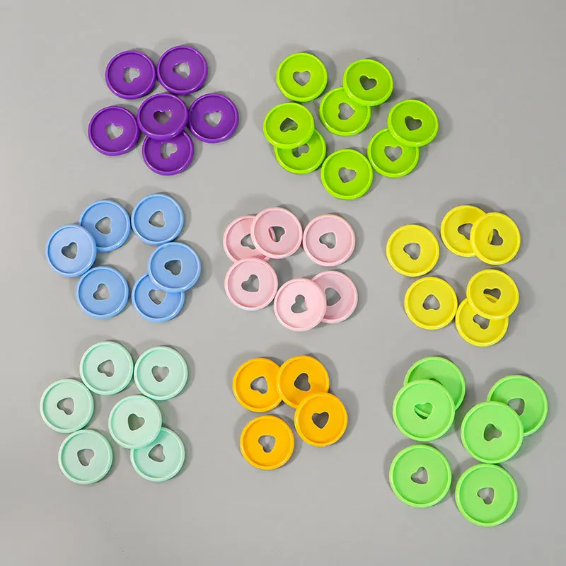 50Pcs 19mm/28mm/32mm Discs Mushroom Hole Binder Ring Discbound Planner Ring Binder Chest Disc Planner Binding Discs