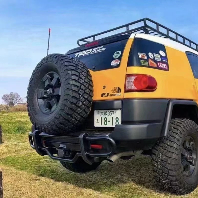 リアバンパートヨタfjクルーザーカバースタイル小さなリアバンパー修正
