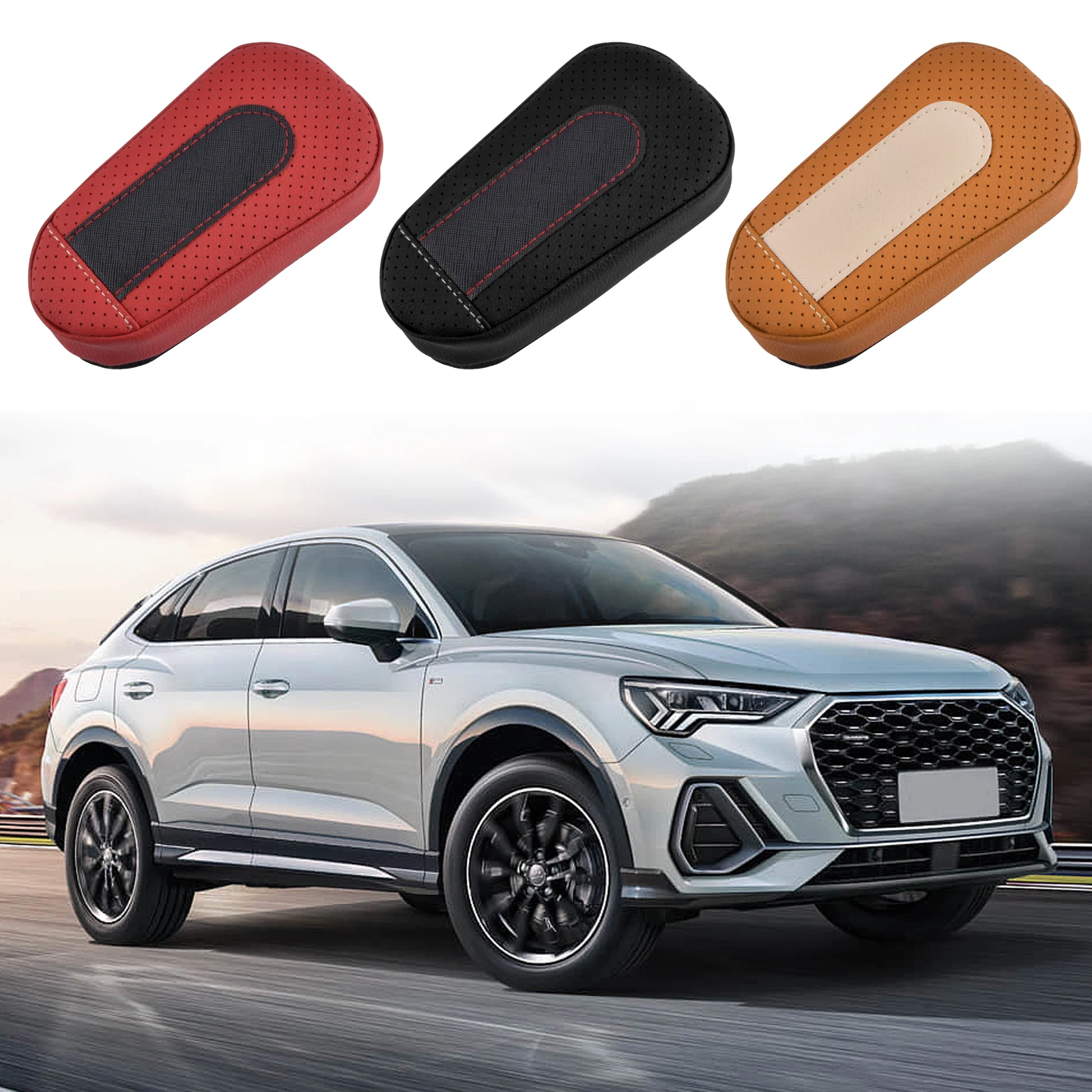 범용 시트 지지대, 스타일리시 편안한 다리 쿠션, 무릎 패드, 팔걸이 패드, 자동차 내부 자체 접착 메모리 액세서리, 신제품 