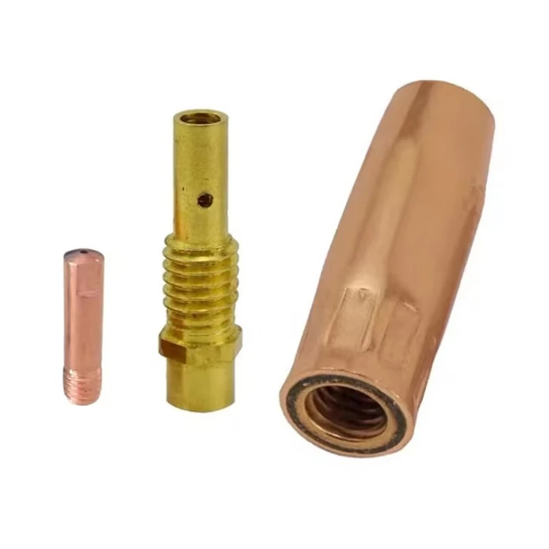 Saldatrice Parkside A Filo Continuo Whisverse 14Pcs MB-15AK Saldatura Torcia Consumabili 0.8mm Contatto Punte Ceramica Ugello Per 15AK MIG Saldatura Torcia Ugelli Per Saldatrice A Filo