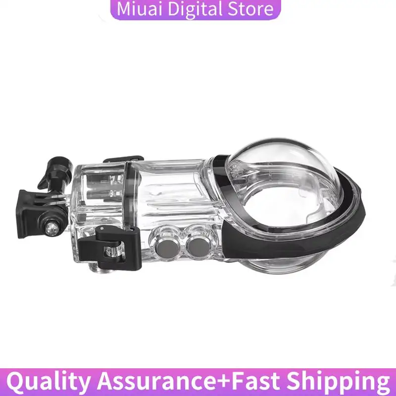 Etui nurkowe do niewidocznej wodoodpornej obudowy Insta360 X3, 360 °   Akcesorium do kamery panoramicznej, etui nurkowe o głębokości 40 m-A74Z