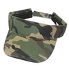 Twill Camouflage Army Green Men's Visor Cap Summer Sun Visor Hats for Wmen 1