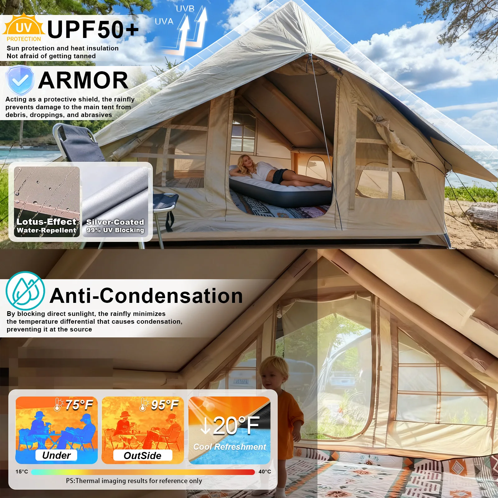 Ultralight Camping Rainfly Shelter 2