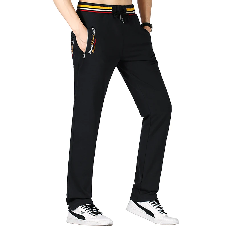 Shark Men Sport Trousers Straight Leg Men's clothing Loose Style stretching Pants Sport Men korean fashion men's tracksuit pants