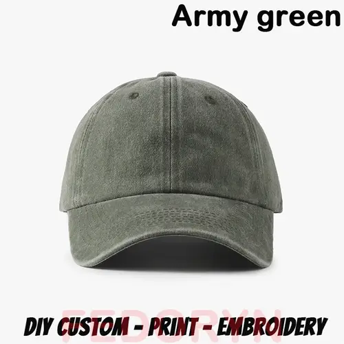 Fedoryn Custom Logo Baseball Cap for Men and Women DIY Design Letter Embroidery Retro Hat Customize Cap Graphic Print Wholesale - Image 16