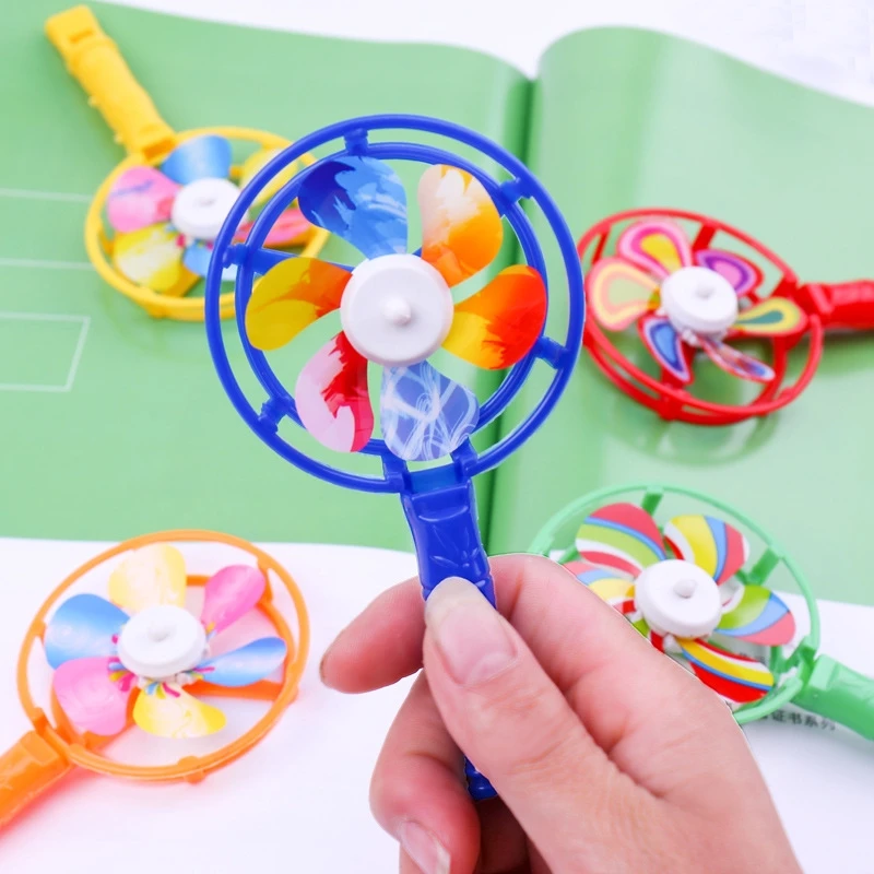 3pcs Pinwheel Whistle Toys for Baby Children Creative Outdoor Kids Toy Mini Windmill Class Funny Game