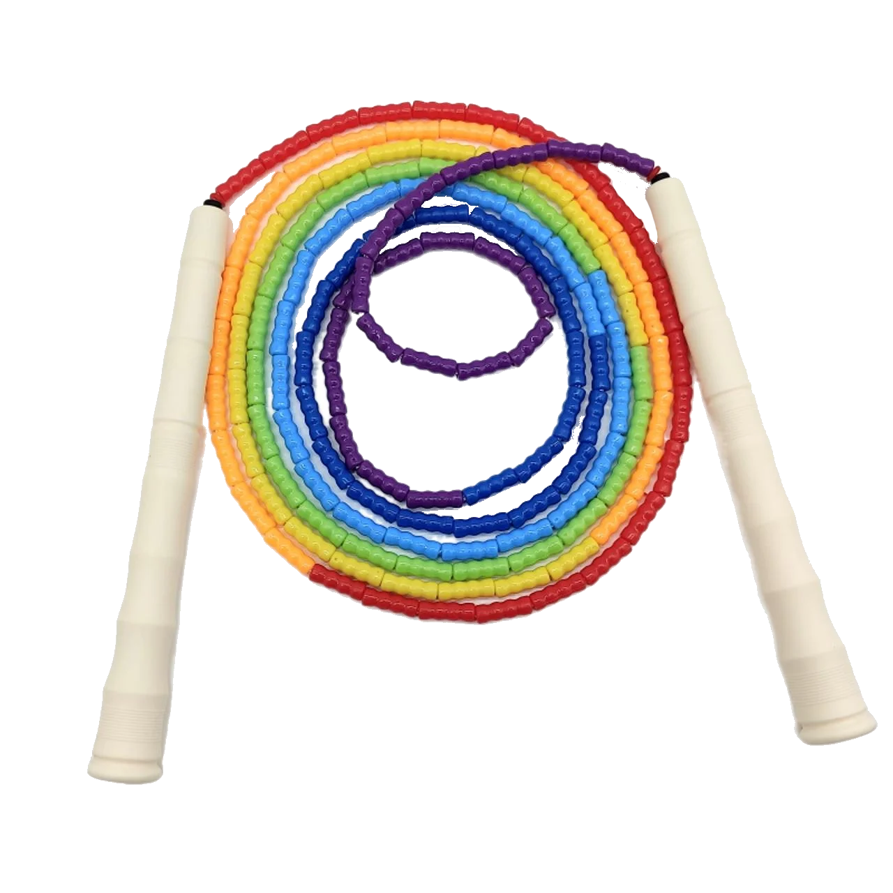 NEVERTOOLATE SOFT PVC beads freestyle long handle Bamboo Skipping Rope beaded Skipping Rope Indoor Sports 6