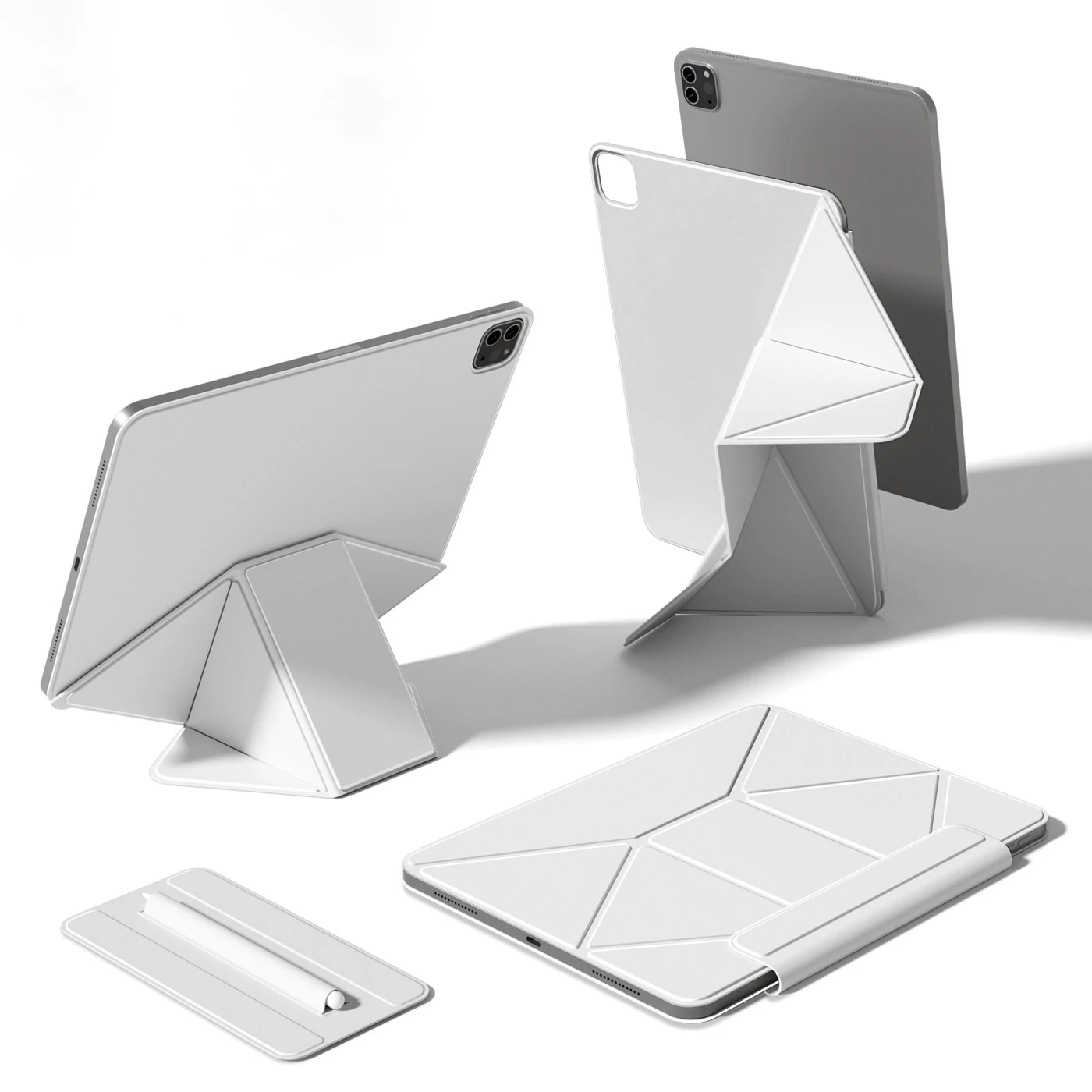 Dynamic Folio Case with Versatile Stand and Magnetic Closure