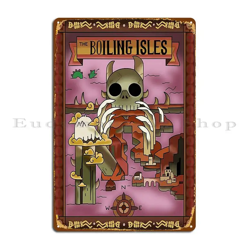 

The Boiling Isles Metal Plaque Design Cinema Designing Classic Living Room Tin Sign Poster