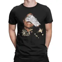 MJ Michael Jackson T-Shirts pour hommes, t-shirt en coton pour loisirs, col rond, manches courtes, vêtements grande taille 2