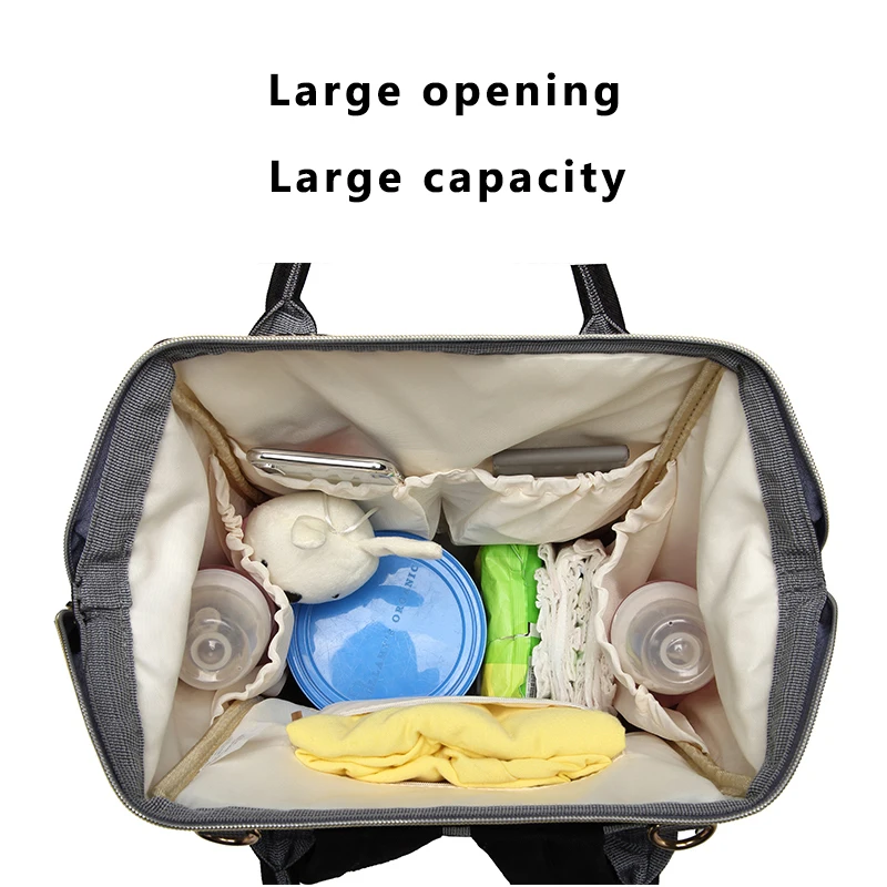 LEQUEEN Leopard Print Women Backpacks Multifunction Ladies Shoulder Backpack Large Capacity Mommy Bags Baby Changing Diaper Bags 2
