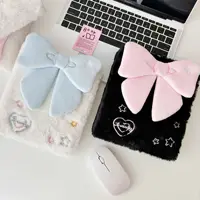 Cute Plush Photocard Binder Sleeves Book Photocard Holder A6 Binder 6 Ring Photocard Album for Photo Card Collector Book 1