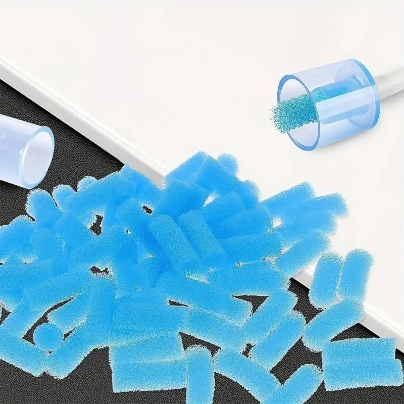 200pcs Nasal Aspirator Hygiene Sponges Safe Replacement Nasal Aspirator Sponges Simple to Use for Babies & Toddlers