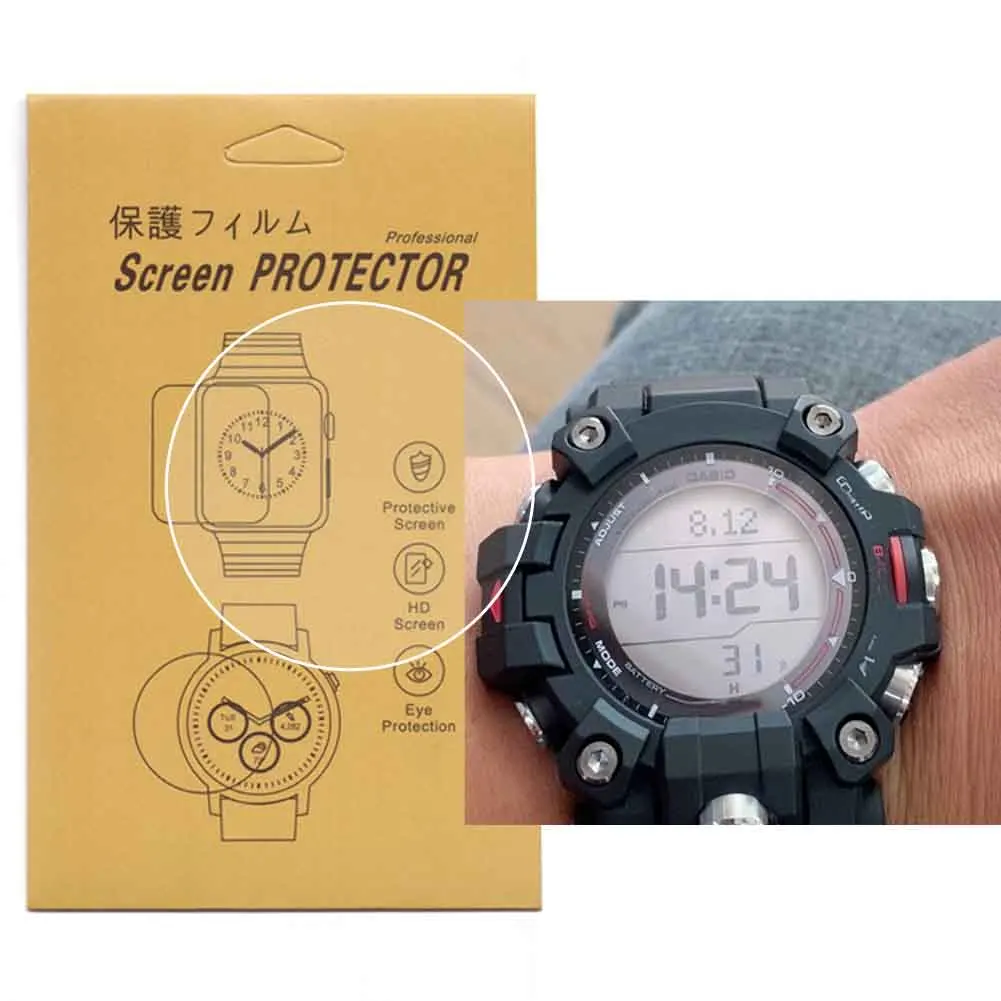 3Pc Protector Per Gw-9500 Gw-9400 9300 Dw-9052 7900 8900 Gw6900 W-736 735 Trt-110 Tpu Nano Screen Protector Pellicola Antideflagrante