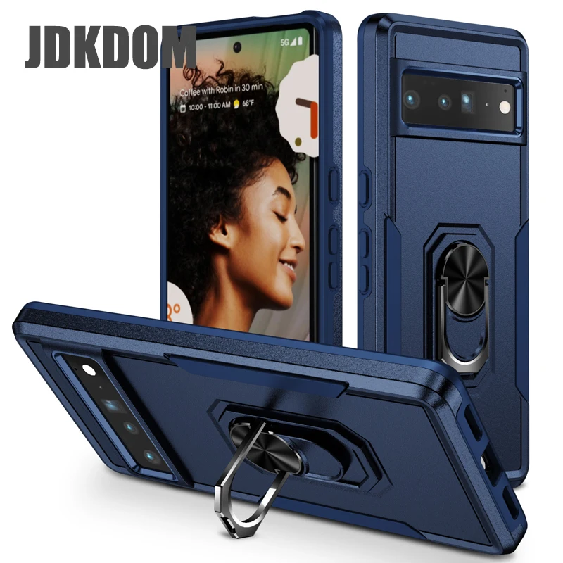 Military Grade Shockproof Armor Bracket Phone Case by JDKDOM