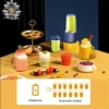 Double Cup Multifunction Usb Fruit Mixers Juicers Portable Electric Juicer Blender Fruit Juicer Cup Food Milkshake Juice Maker 4