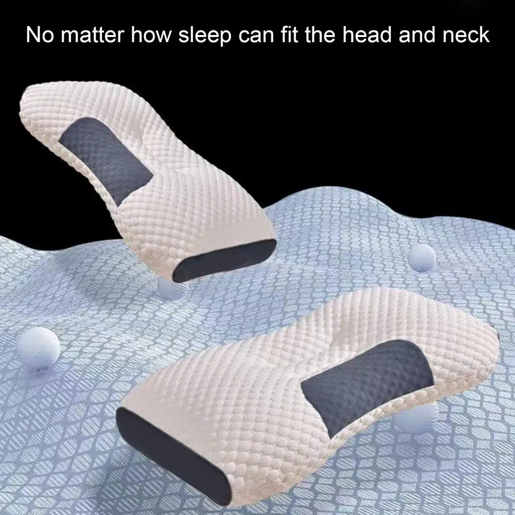 3D Cervical Orthopedic Neck Pillow Massage Pillows Stress Relief Neck Support Guard Massage Pillow Health Care Sleeping Pillow 6