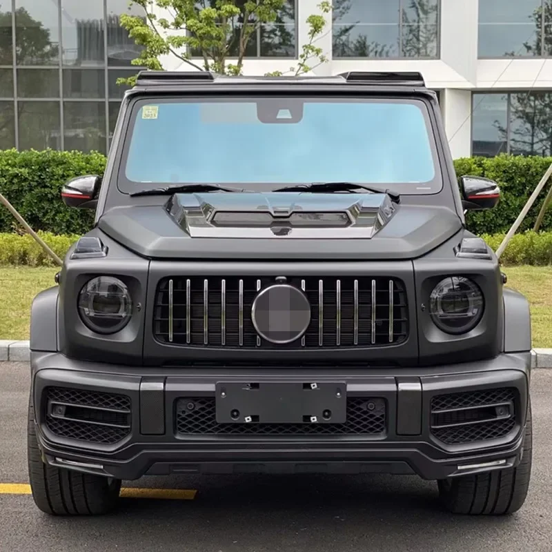 메르세데스-벤츠 G-클래스 G500, G63, G350, G400, G450, G550용, 소형 엔진 후드 개조용, 카본 파이버 엔진 커버