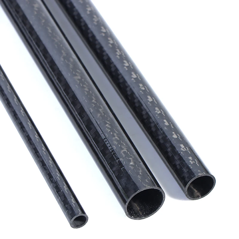 1pcs Carbon Fiber Tube Length 500mm Diameter 8-18mm For RC Model Airplane