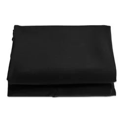 Durable Outdoor Polyester Sunshade Cloth - Rainproof Patio Umbrella Replacement Cover - 2M6 (Black)