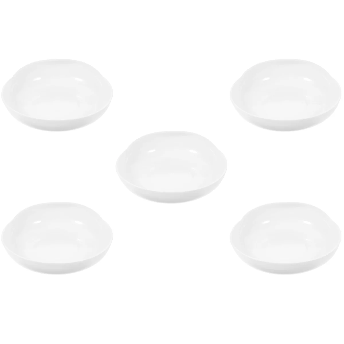 

5 Pack Anti-spill Tray for The Elderly Silicone Bowl Dining Training Dinner Dishes Disabled Soup Food Grade Eating Scoop Bowls