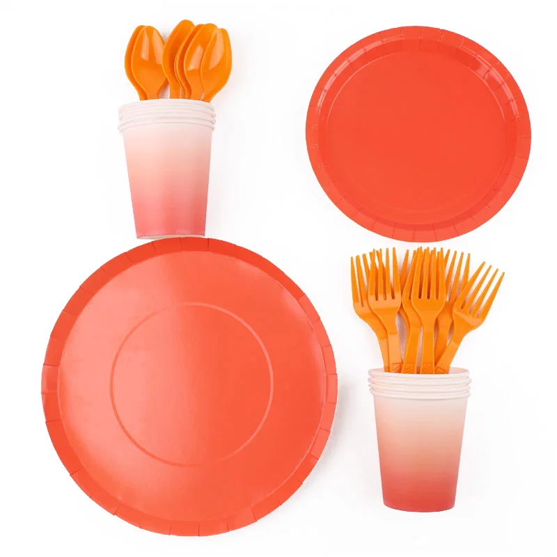 Piatti Usa E Getta Tazza Banner Coltello E Forchetta Cucchiaio Tovaglia Tovaglioli Stoviglie Per Feste Stoviglie Usa E Getta Festa Paglia Compleanno