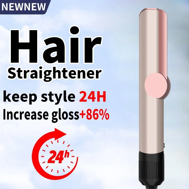 Pink hair straighter