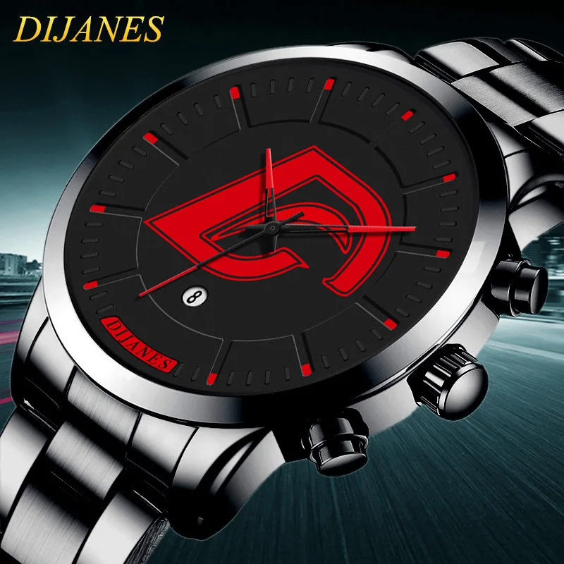 

New Watch for Men Stainless Steel Watch Men's Casual Fashion Yin and Yang Face Watch Quartz Watch Relojes Para Hombre