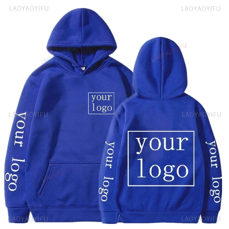 2024 Student Casual Custom Printed Text DIY Hoodie Customized Logo Personalized Hoody Custom Hoodies Text Logo Sweatshirt - Image 2