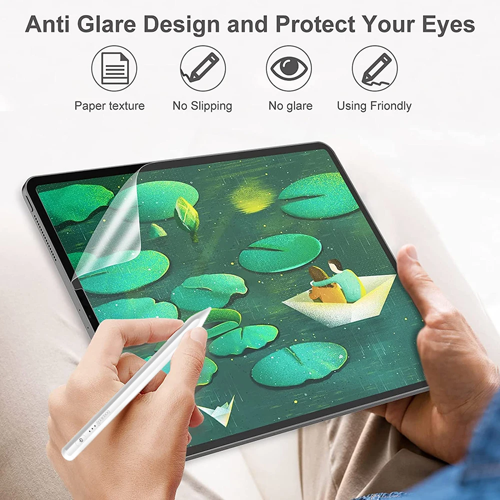 Papier sentir protecteur d'écran mat impression Film pour Apple iPad 10 9.7  10.5 mini 4 5 6 Pro 6 11 12.9 2020 2018 1 2 3 4 5 2022