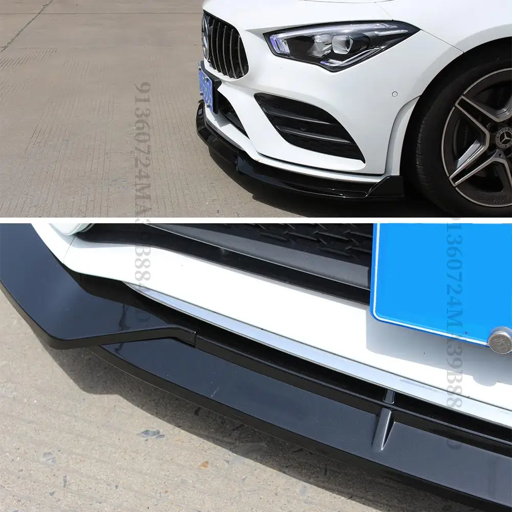 Frontspoiler Für Mercedes CLA W118 2019-2020 - Carbon Look Diffusor Für Tuning