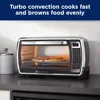Toaster Oven | Digital Convection Oven, Large 6-Slice Capacity, Black/Polished Stainless 4