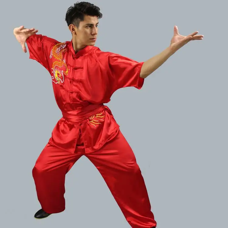 

Kids Adult Martial arts tai chi Uniform competition performance clothing Chinese style Student training physical exercise Suits