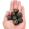 7 Hollow Metal Dice Set Metal Multi sided Dice Metal Dice Set D&D Suitable for Large DND Dungeon and Dragon Role Playing Games 4