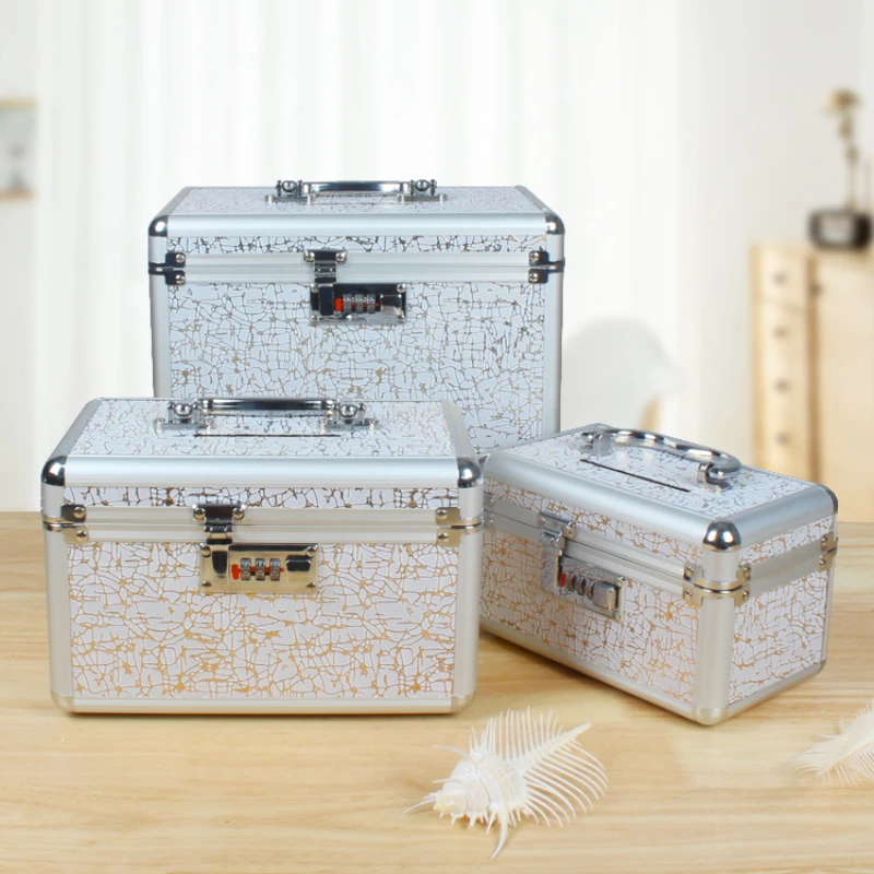 성인용 휴대용 알루미늄 합금 저금통, 동전 정리함 돈 금고, 현금 저금통, 집 장식 안전