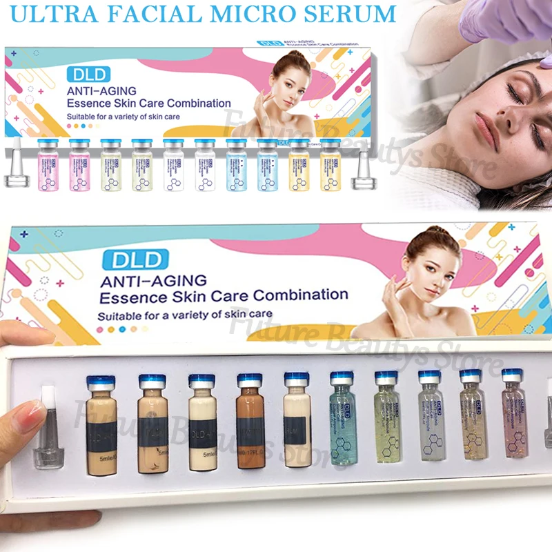 

BB Cream Glow Hyaluronic Acid Starter Kit Dermawhite Facial Skin Care Whitening Anti-Aging Serum Foundation For Microneedling