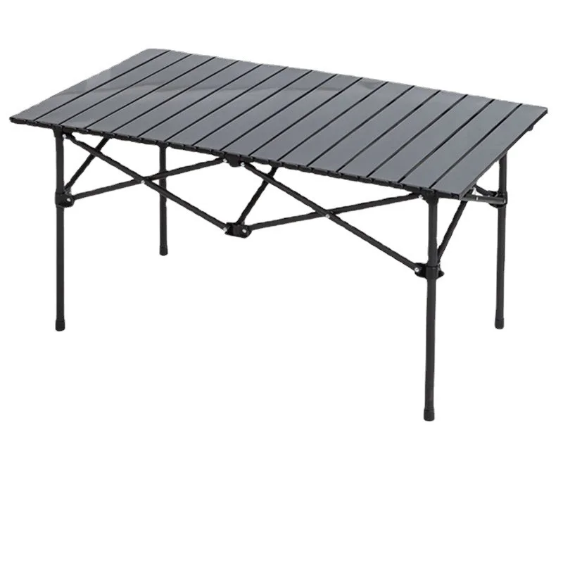 

Outdoor folding tables and chairs portable picnic table camping carbon steel barbecue table go on road trip camping omelet table